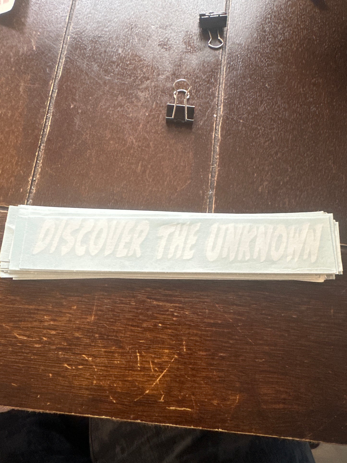 Discover the Unknown Sticker